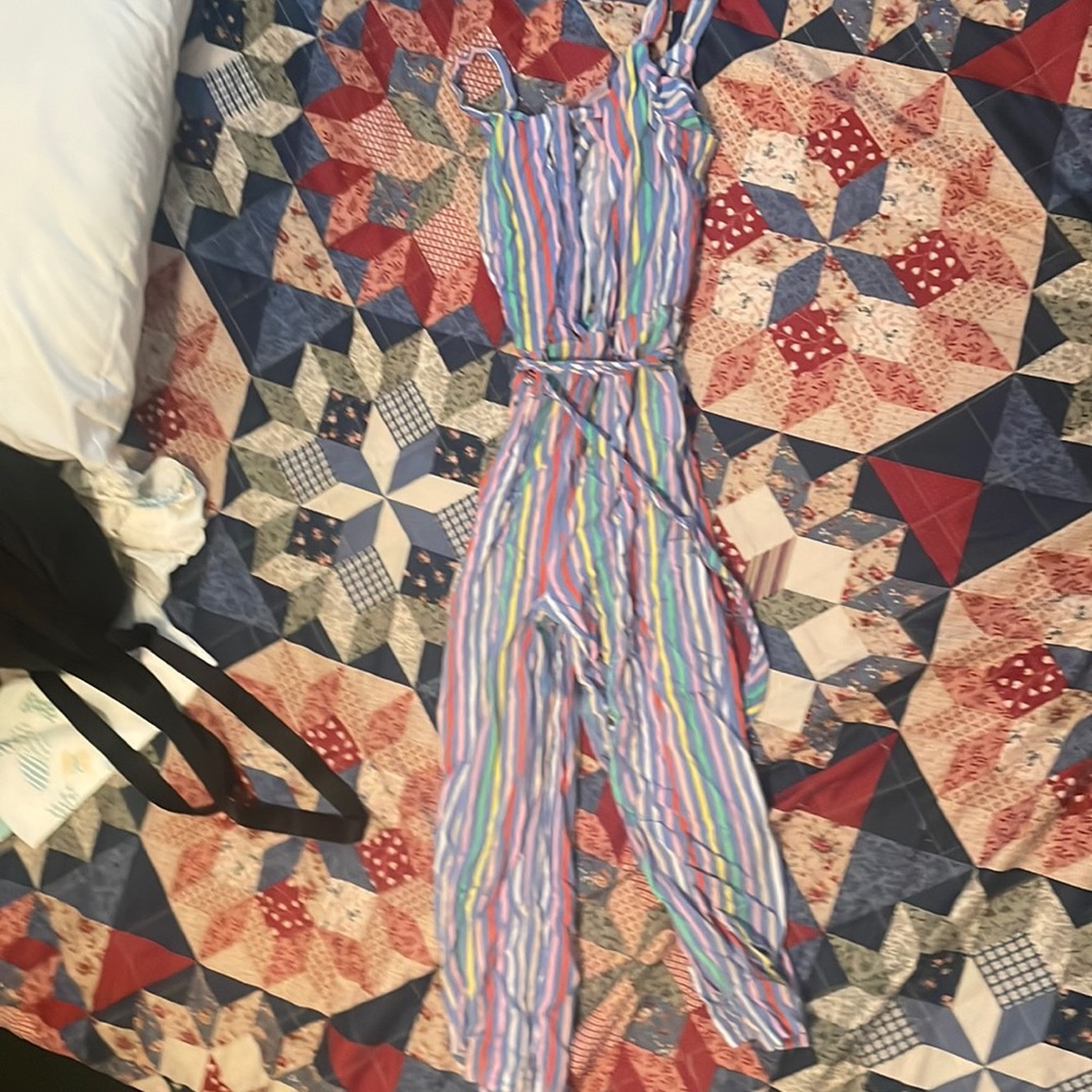 rainbow jumpsuit girls